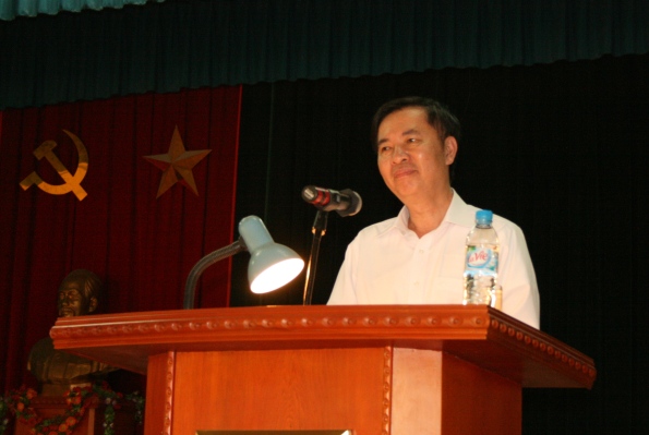 Tọa đàm với cán bộ, giảng viên, sinh viên Học viện Kĩ thuật mật mã về công tác bầu cử